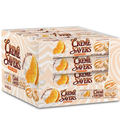 Creme Savers Orange Cream Hard Candy (24 Rolls Per Box)